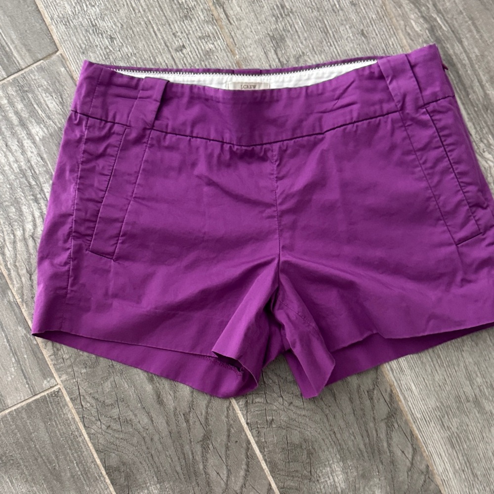 J. Crew Vibrant Purple Women's Shorts